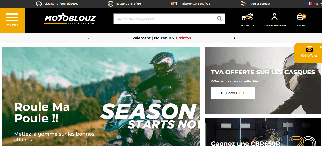 les 10 meilleurs boutiques accessoires auto moto en 2025