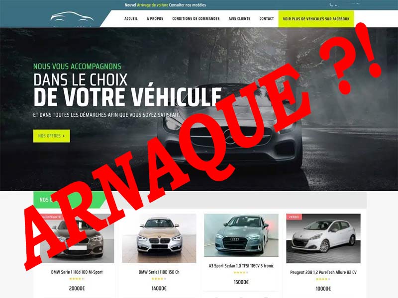 faux_site_de_vente_arnaque2 Les risques d'acheter des accessoires auto contrefaits sur Internet et comment les éviter